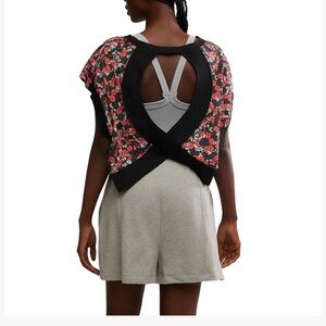 Free People
FP Movement My Time Floral Print Crew Neck Short Sleeve Tee